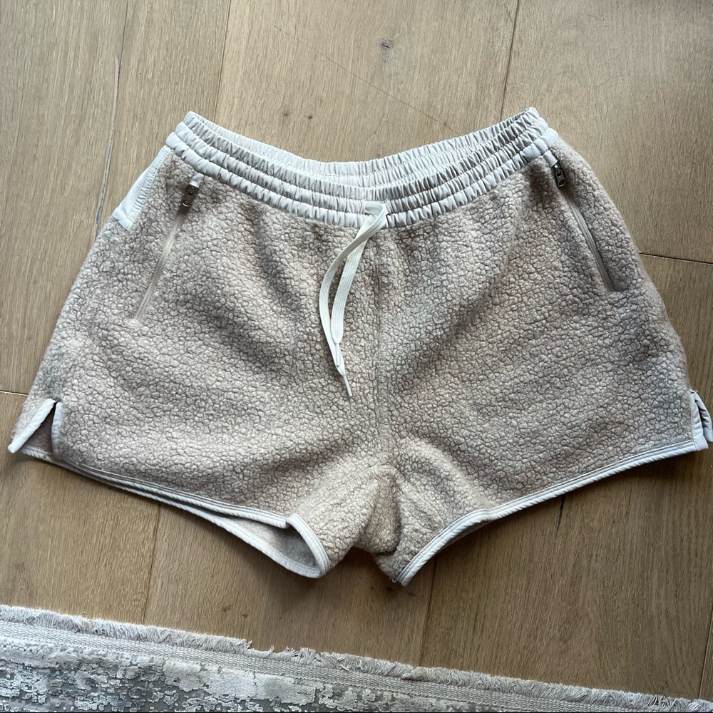 Outdoor voices mega fleece shorts
